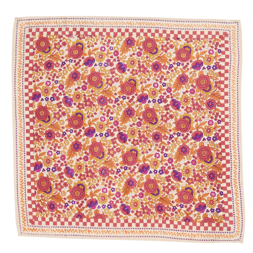 Foulard Indien - Amaia Bois de rose