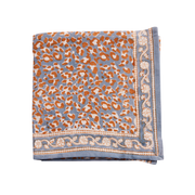 Foulard Indien - Léopard Blue