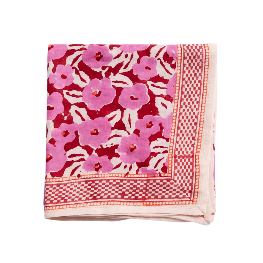 Foulard Indien - Chunni Bordeaux