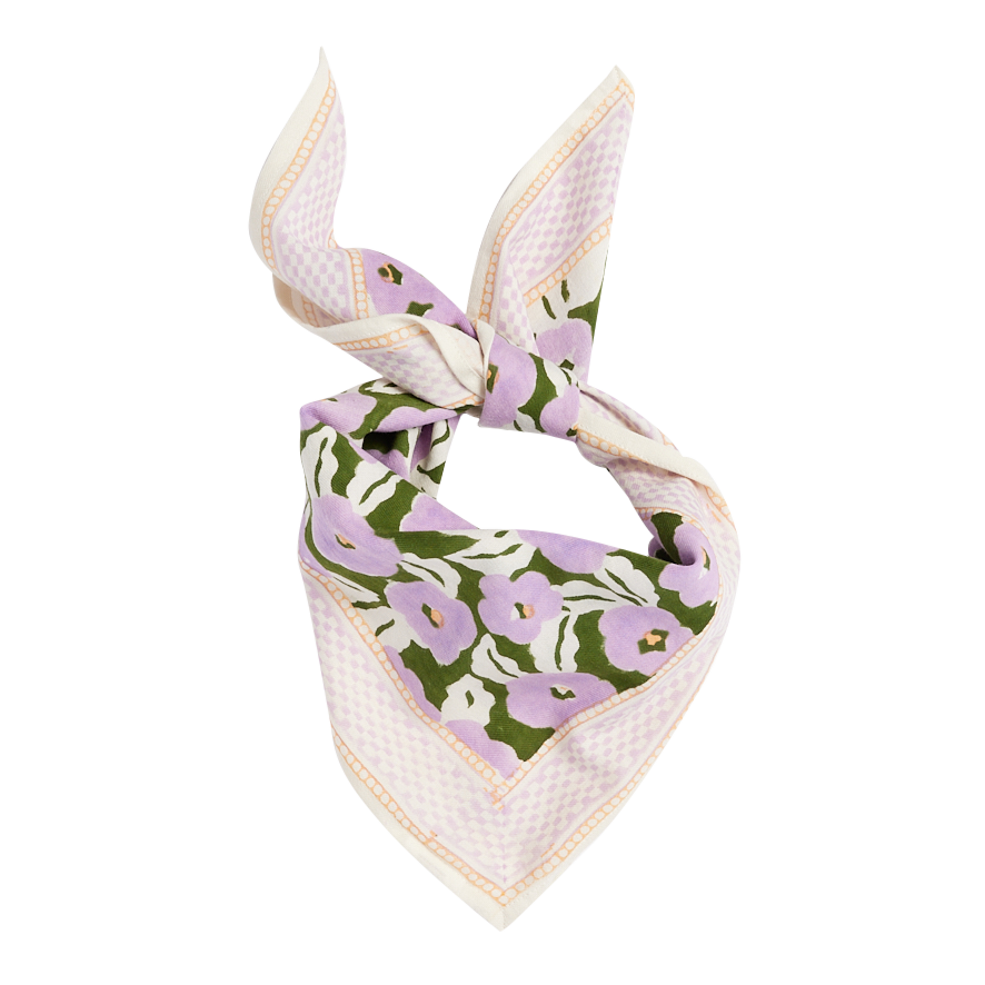 Foulard Indien - Chunni Cyprès