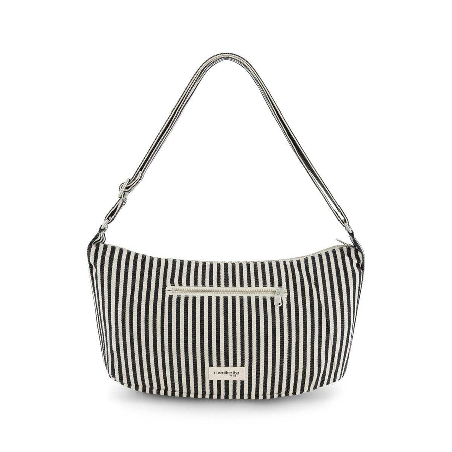 Mini Charlot le sac cross body - collection  Rayé noir blanc