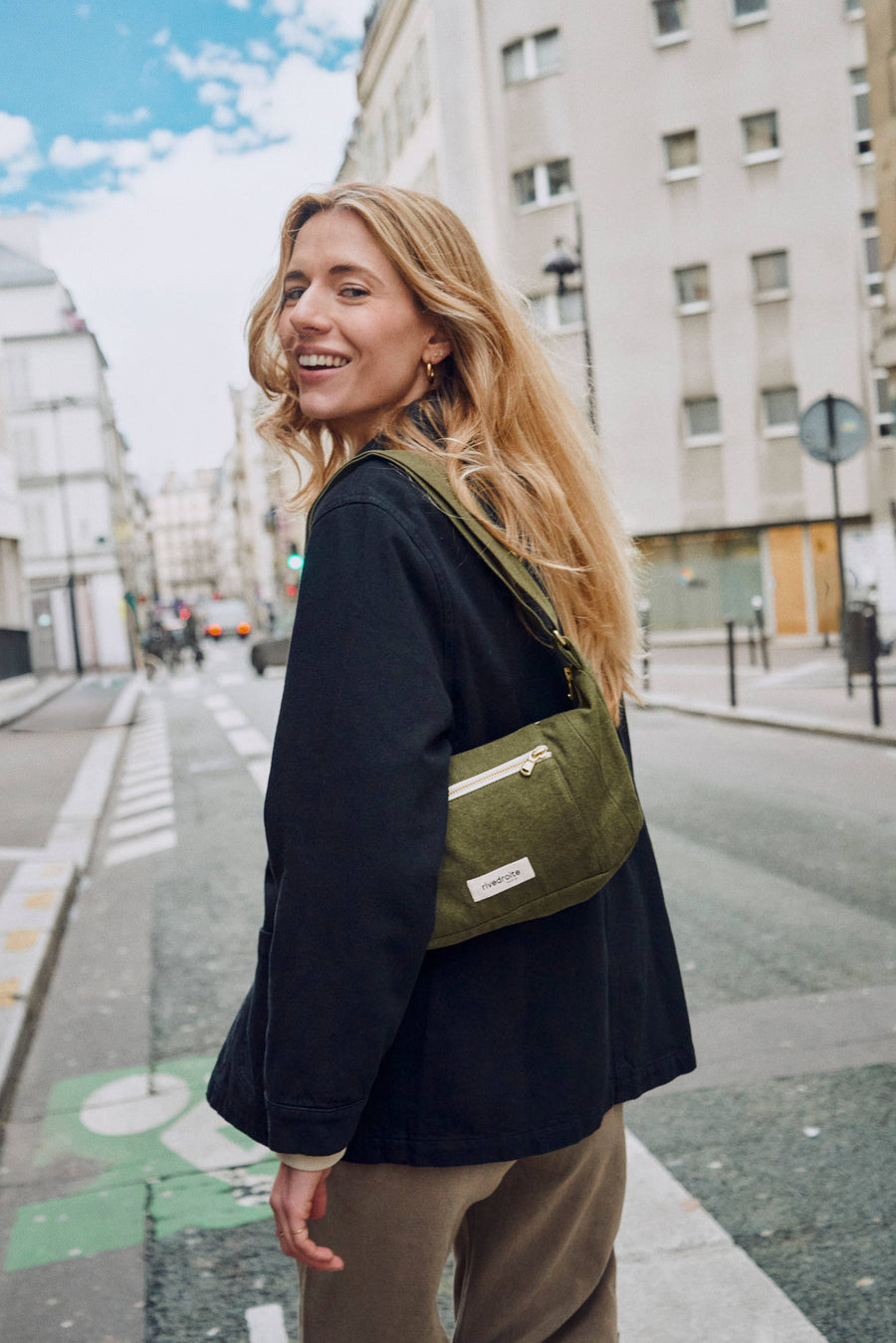Charlot XS le sac à main - collection Timeless: Raw denim