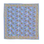 Foulard Indien - Leopold Bleu