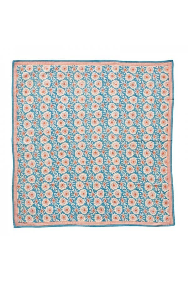 Foulard Indien - Margote Bleu