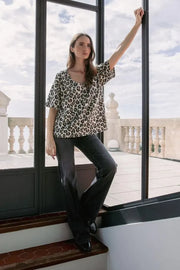 T.shirt fcatly léopard