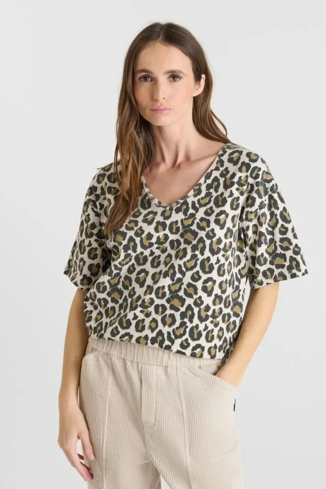 T.shirt fcatly léopard