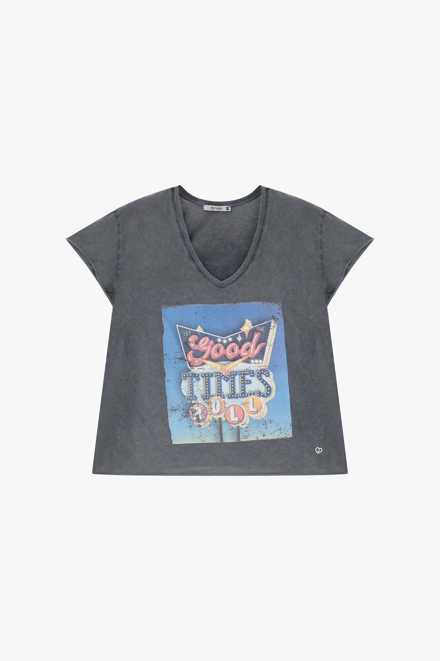 t-shirt t6400164df nero