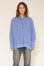 Blouse 26w-cassy blue