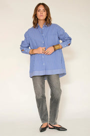 Blouse 26w-cassy blue