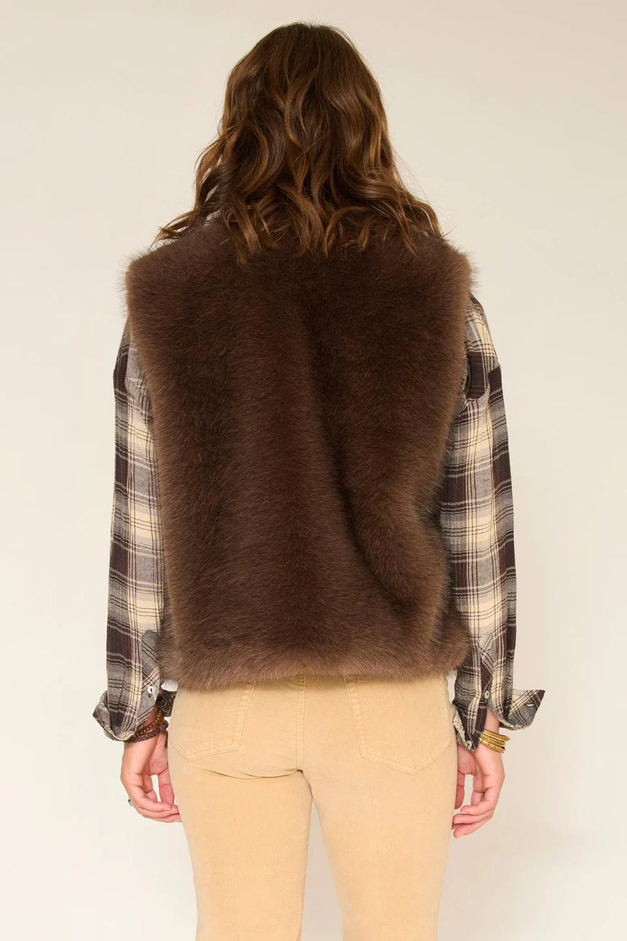 Gilet 26w-galou brown