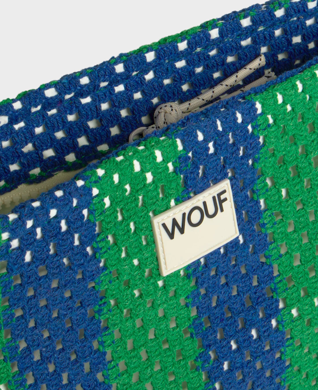 Trousse de toilette tramontane rayé bleu et vert mbto250010