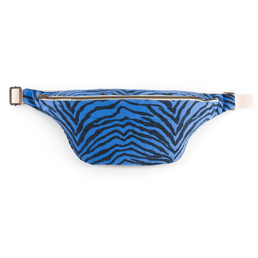 Sac banane ros bleu zèbre