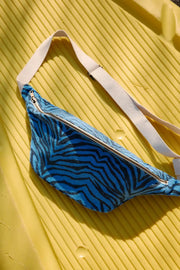 Sac banane ros bleu zèbre