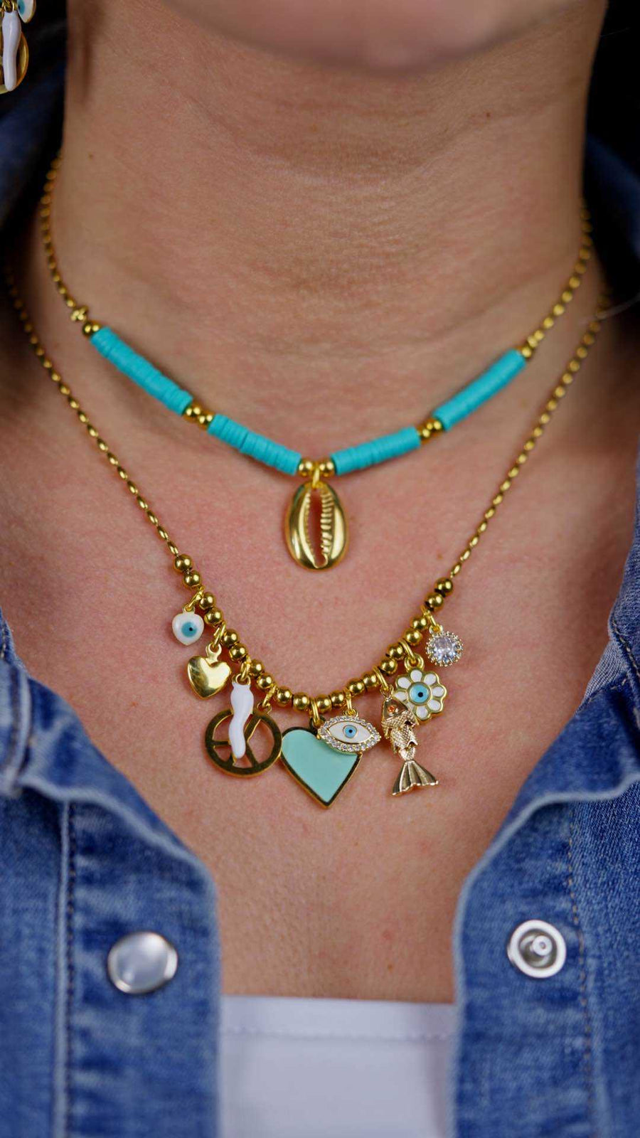 Collier turquoise