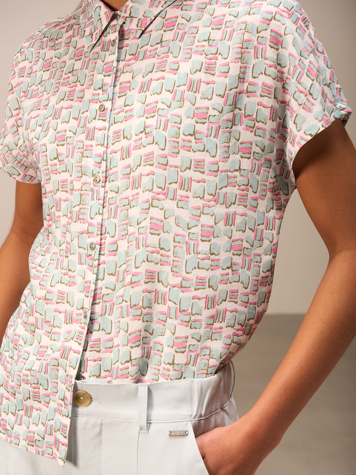 Chemise nile f25083-2