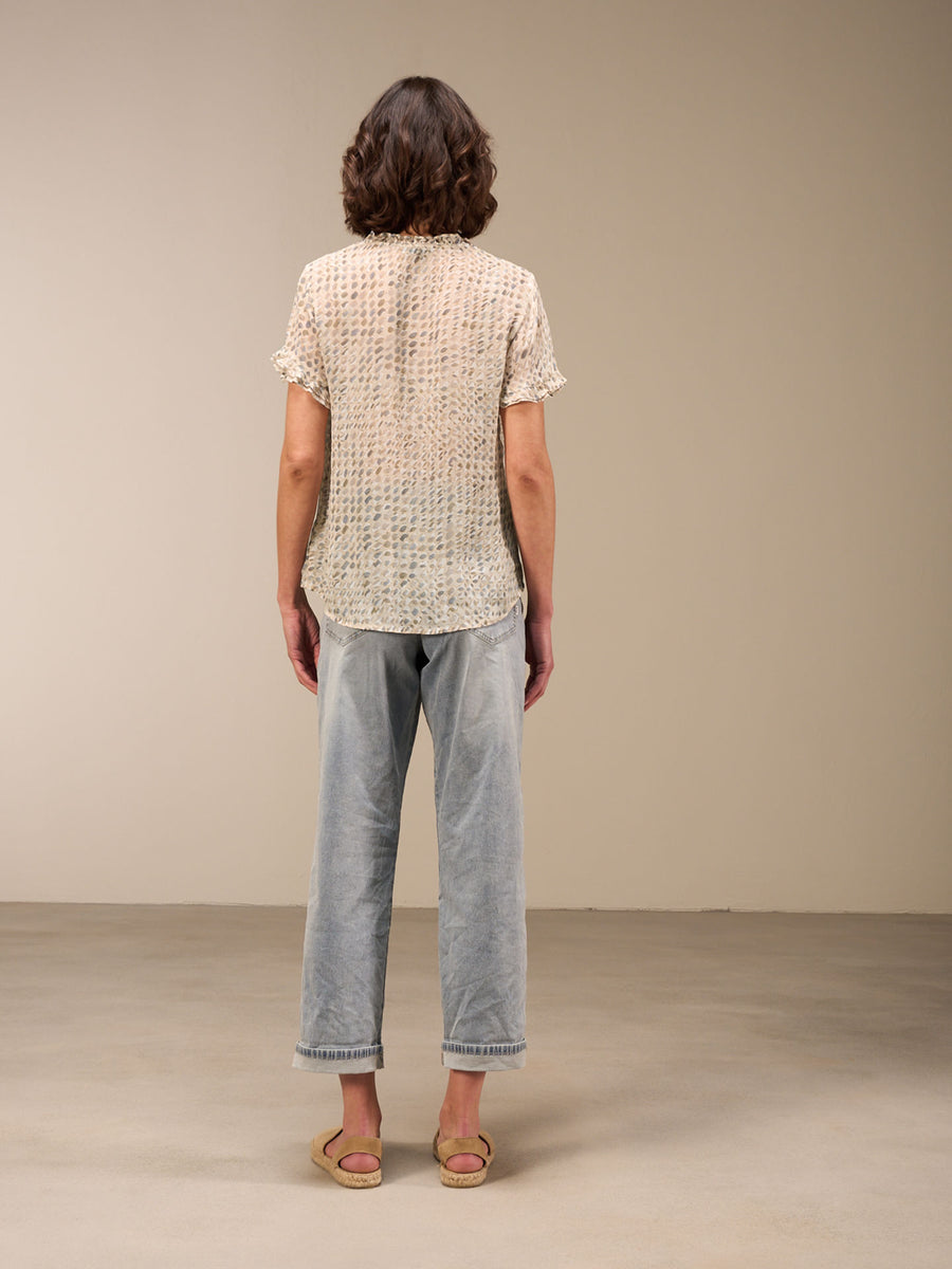 Blouse imprimée nile f25148-2