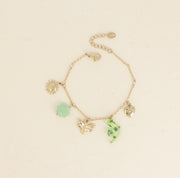 Bracelet vert acier inoxydable