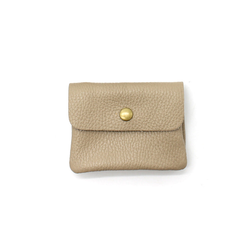 Petit porte monnaie taupe