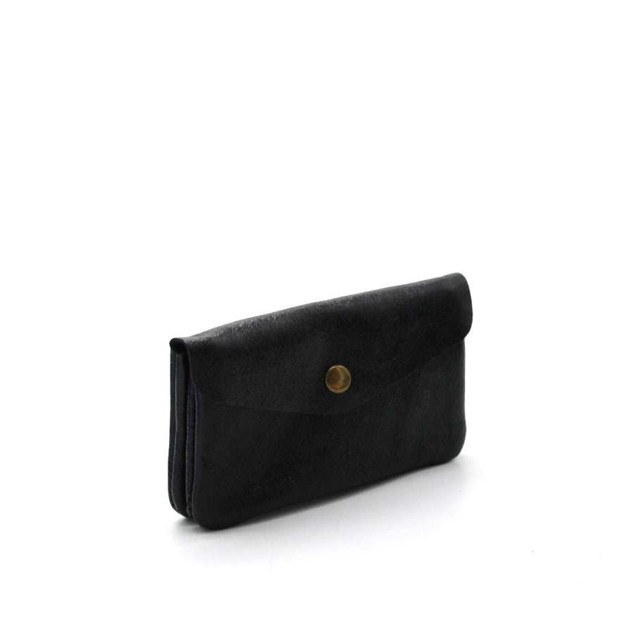 Porte monnaie cuir métallisé noir (Copie)