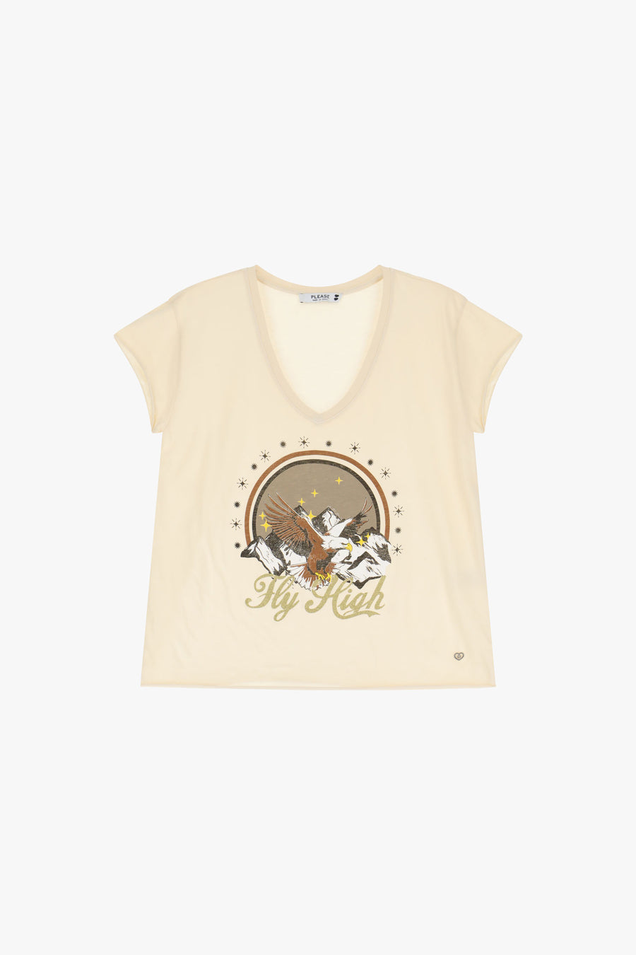 t-shirt t6400164dh almond milk