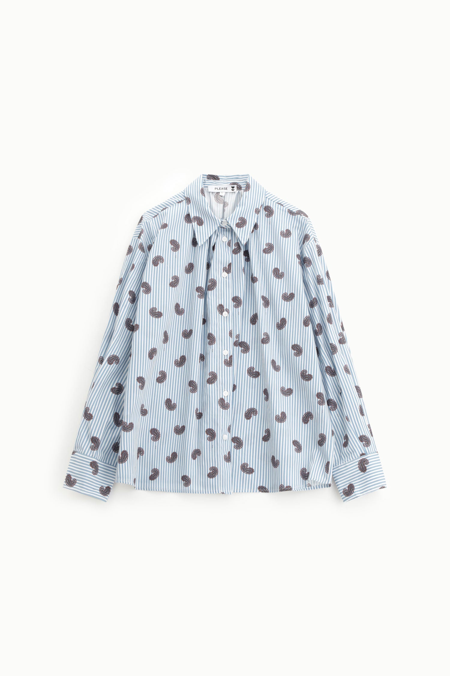 Chemise c1jkdkq000 azzurro Bianco