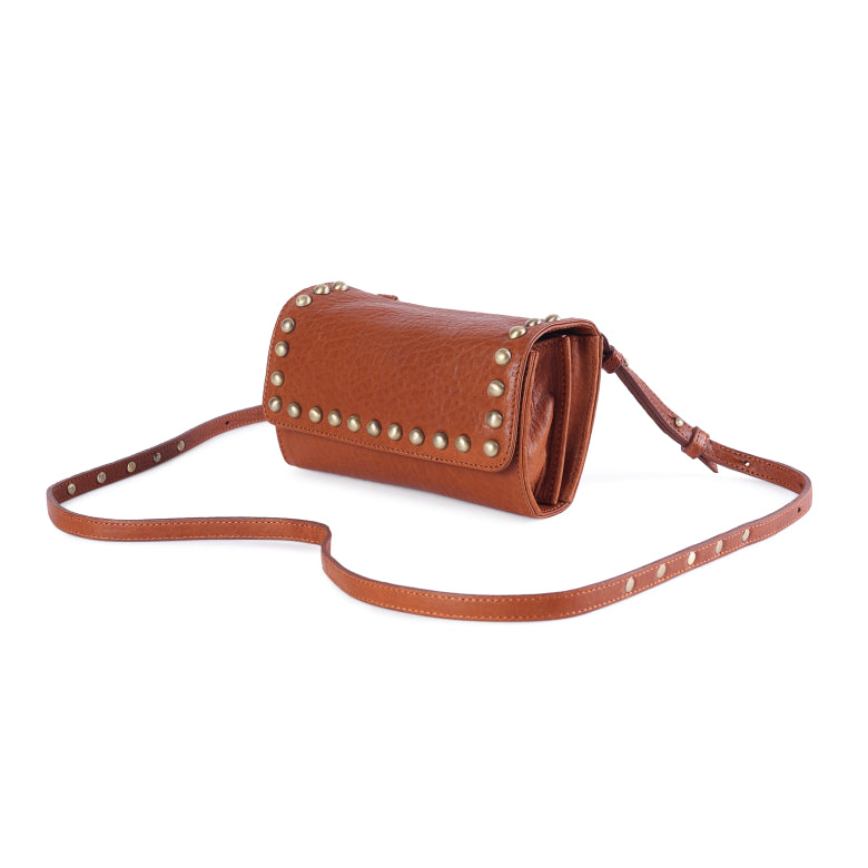 Sac cognac en cuir