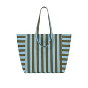 Sac Elisa stripes olive blue