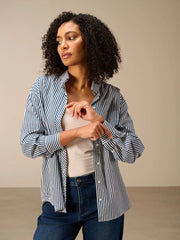 Blouse f26060-1 ocean