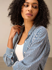 Blouse f26060-1 ocean