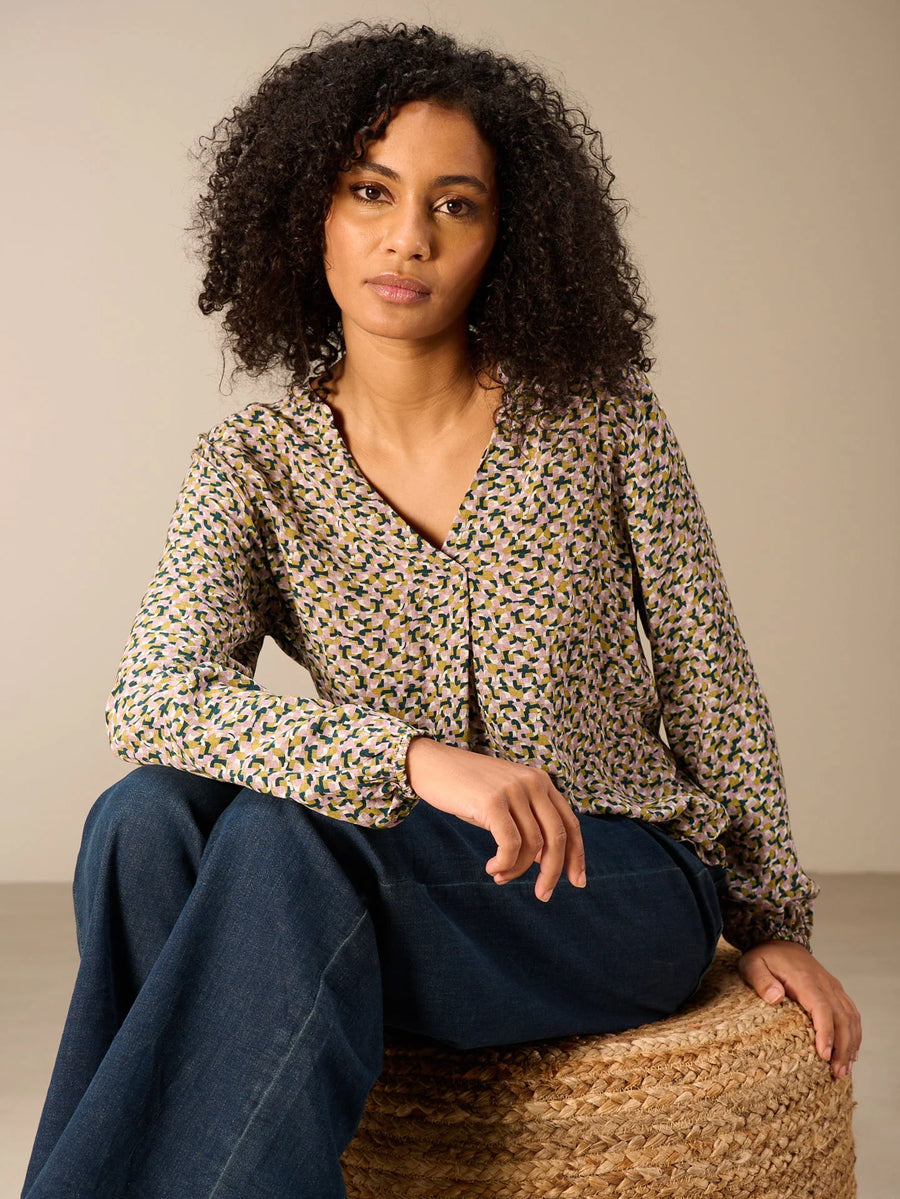 Blouse f26069-1 golden