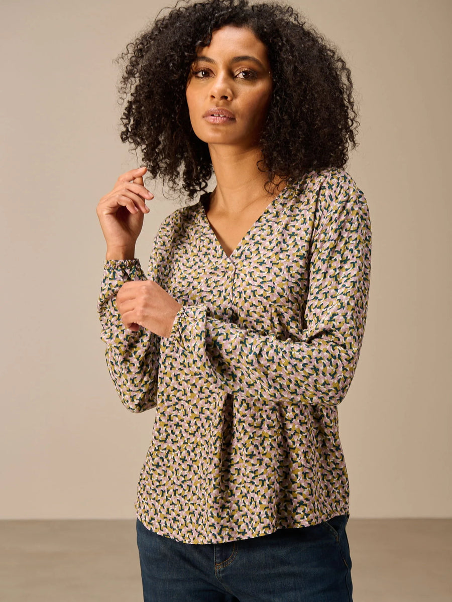 Blouse f26069-1 golden