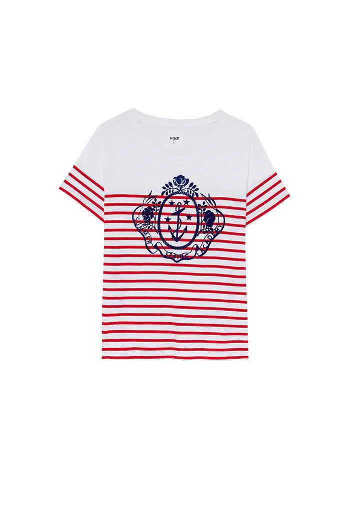 T-shirt manches courtes tse2534 fiv carmin