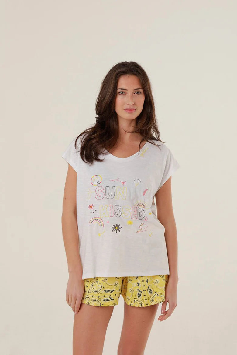T-shirt Molly white
