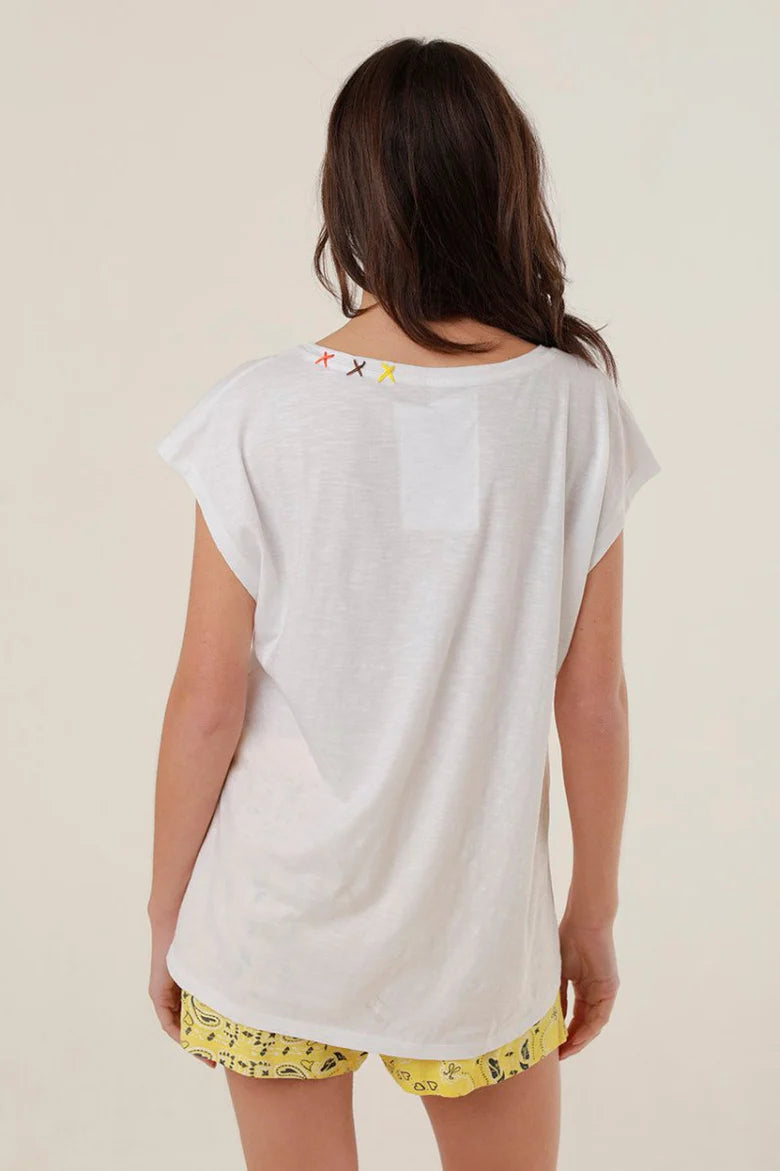 T-shirt Molly white