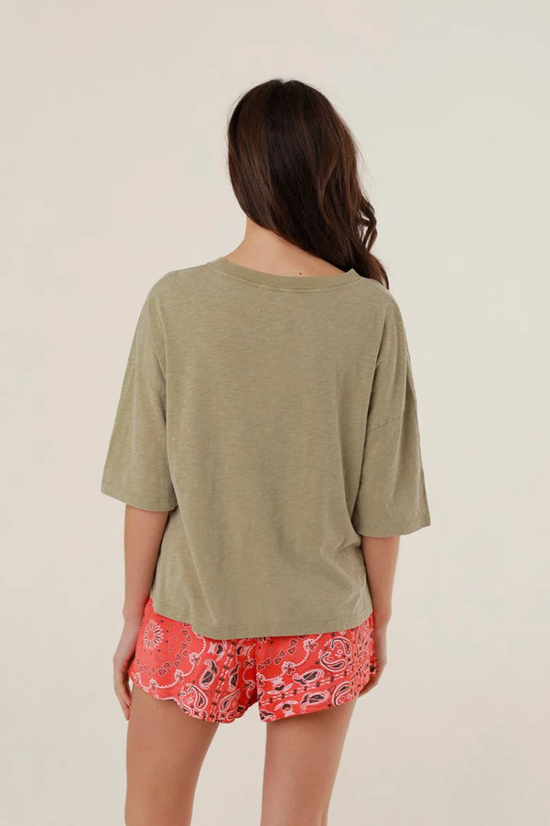 T-shirt Anna kaki