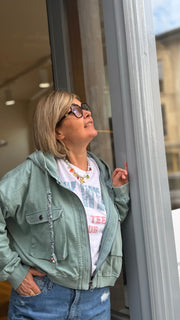 Jacket amy stone blue