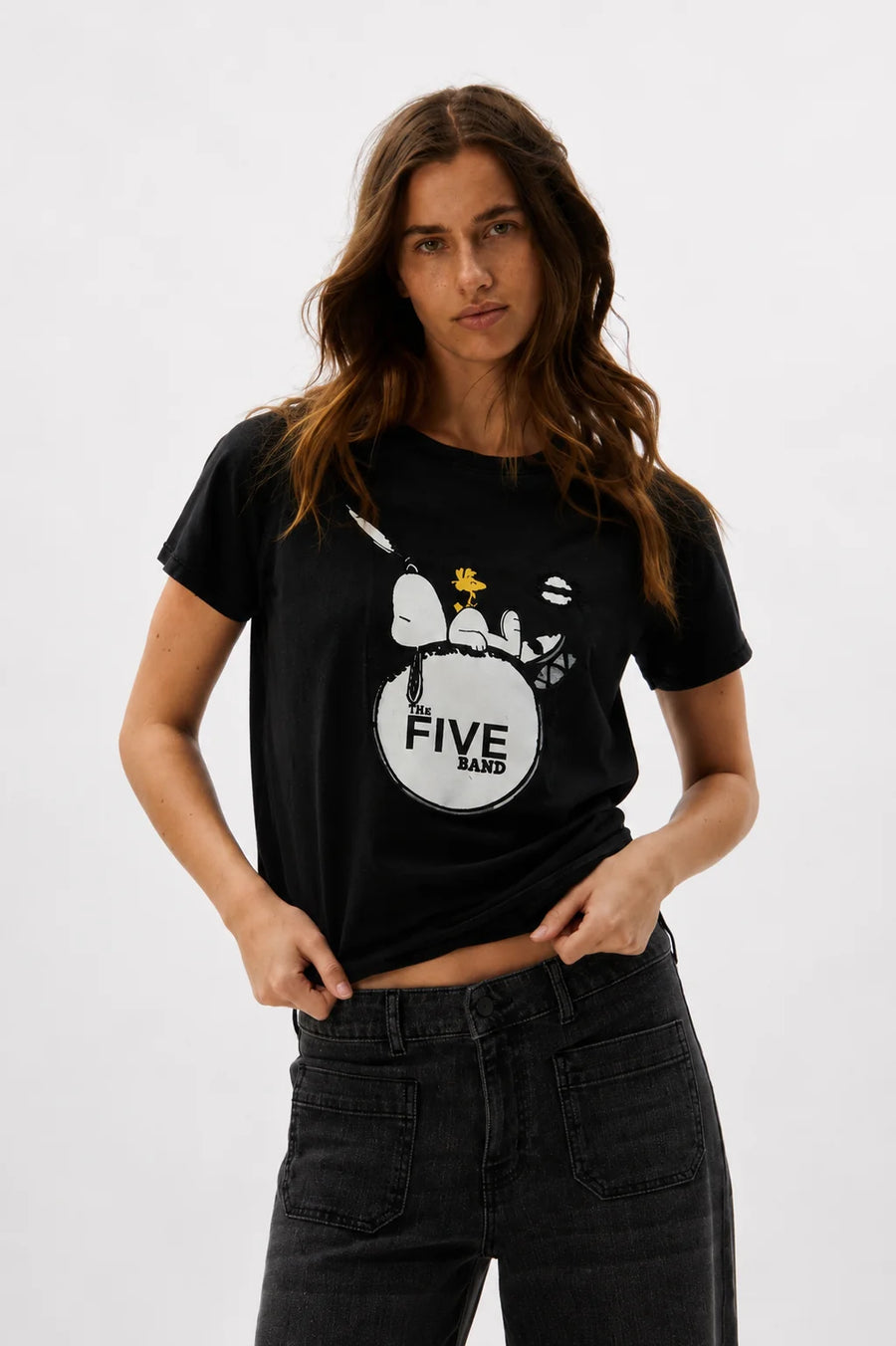 Tsh2611 tee shirt acid grey