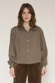Cafie blouse checks