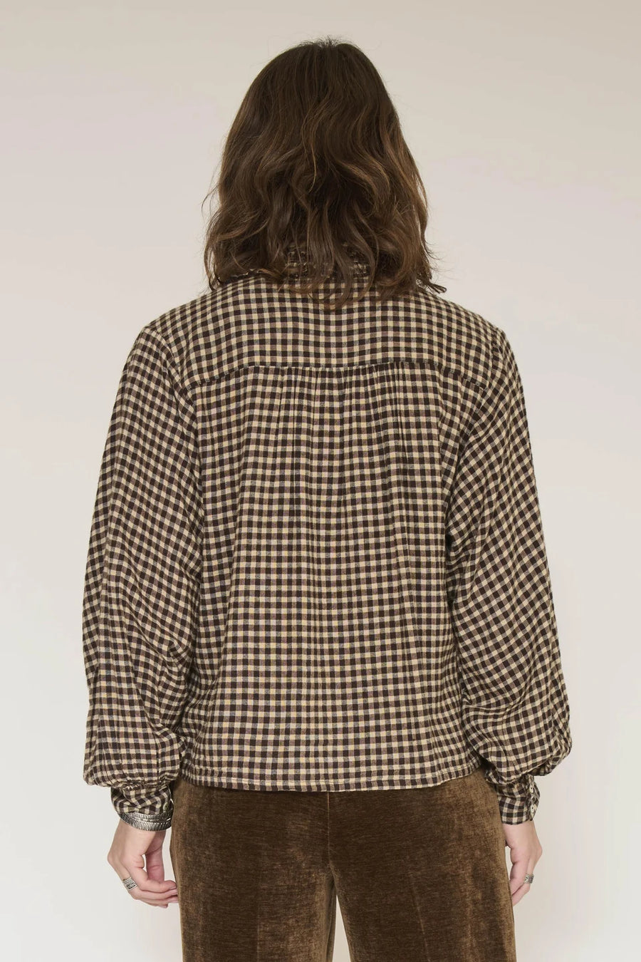 Cafie blouse checks