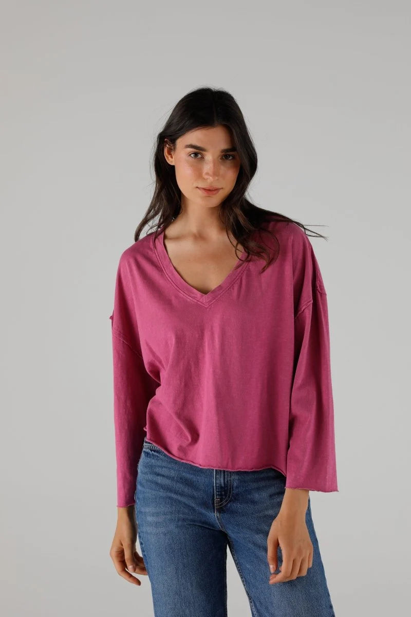 VOLTAIRE T-SHIRT MAGENTA