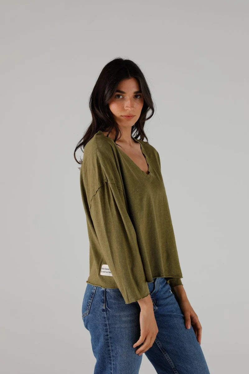 VOLTAIRE T-SHIRT KHAKI