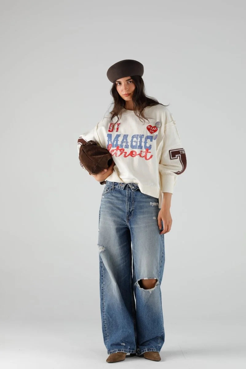 OLYMPIA SWEAT IVORY