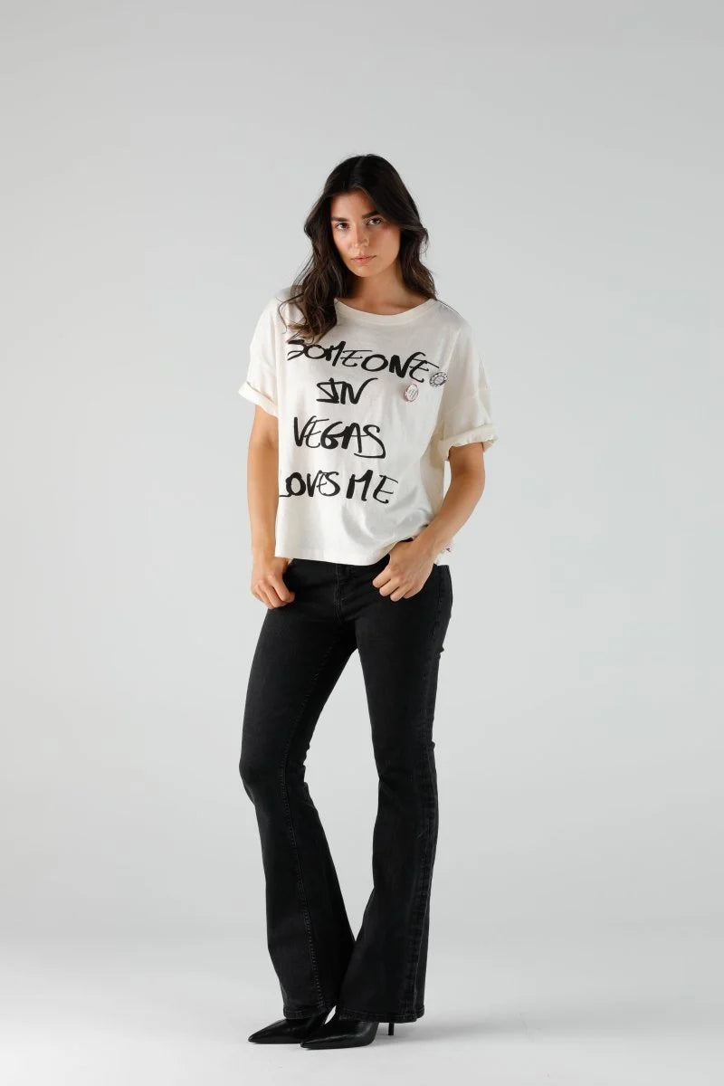 ILDA T-SHIRT Ivory