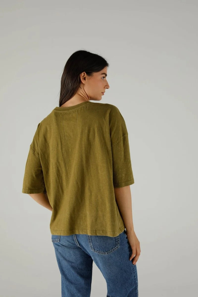 ALAN VELET T-SHIRT KHAKI