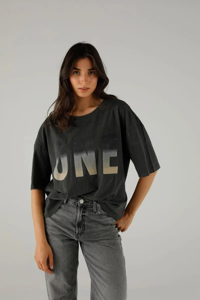 ALAN VELET T-SHIRT SLATE