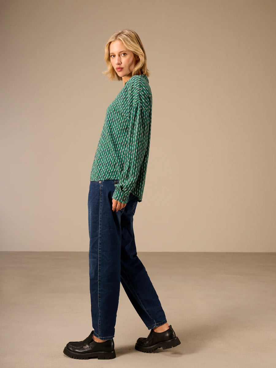 H26575 stone denim