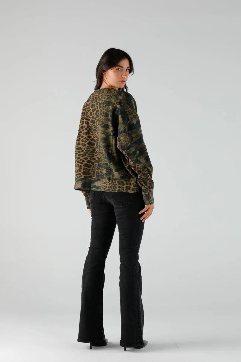 DANY LEO SWEAT LEOPARD