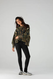 BROOKE SWEAT LEOPARD