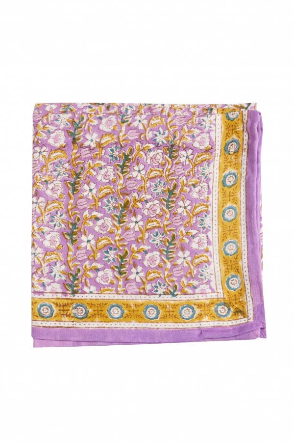 Foulard Indien - Absynthe Purple