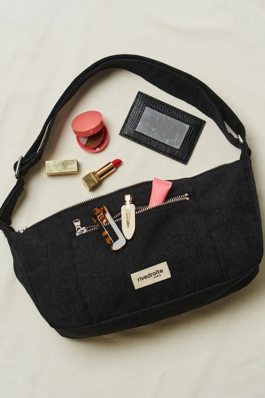 Charlot XS le sac à main - collection Timeless: Raw denim